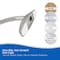 Kenney Mfg Twist & Fit No Tools Curved Tension Shower Curtain Rod, 57-72in, Brushed Nickel KN60961 - alternate 7